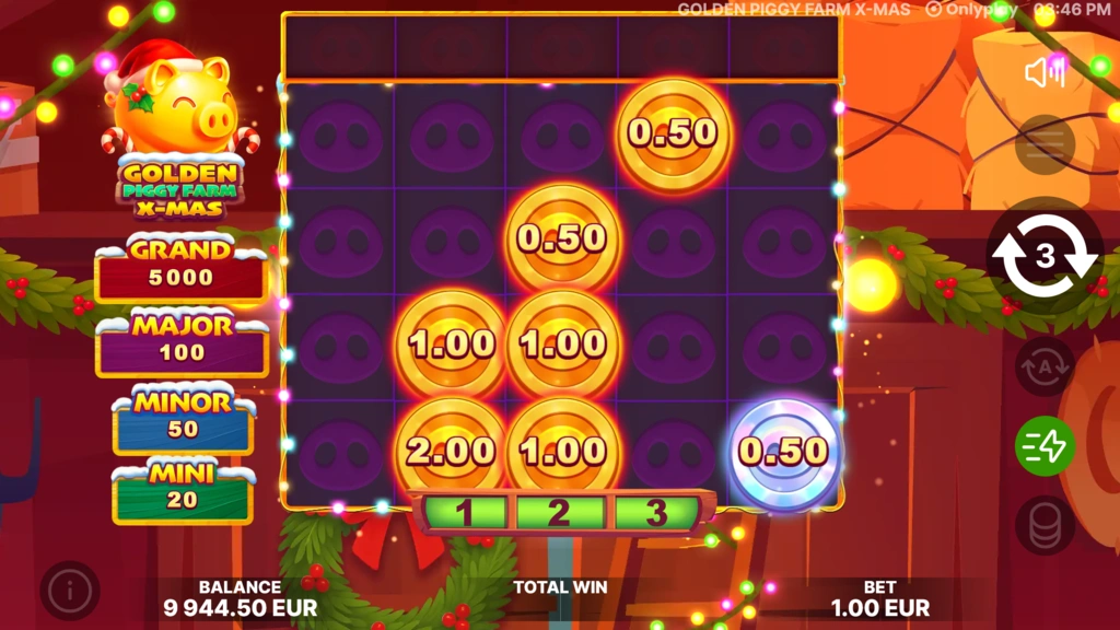 Golden Piggy Farm X-Mas Cash Collect Golden Piggy Farm X-Mas Cash Collect